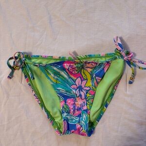Lilly Pulitzer Green and Blue Bikini Bottom